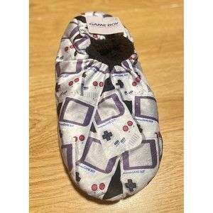 Nintendo Gameboy All Over Print Slipper Socks Slippers Mens Shoe Size 7.5-9.5